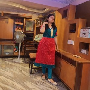 Cotton frockstyle kurti